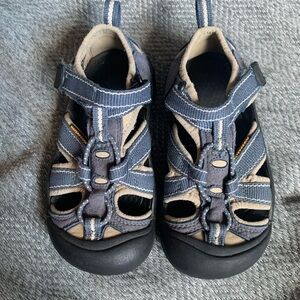 Keen Kids Blue and Black Sandals